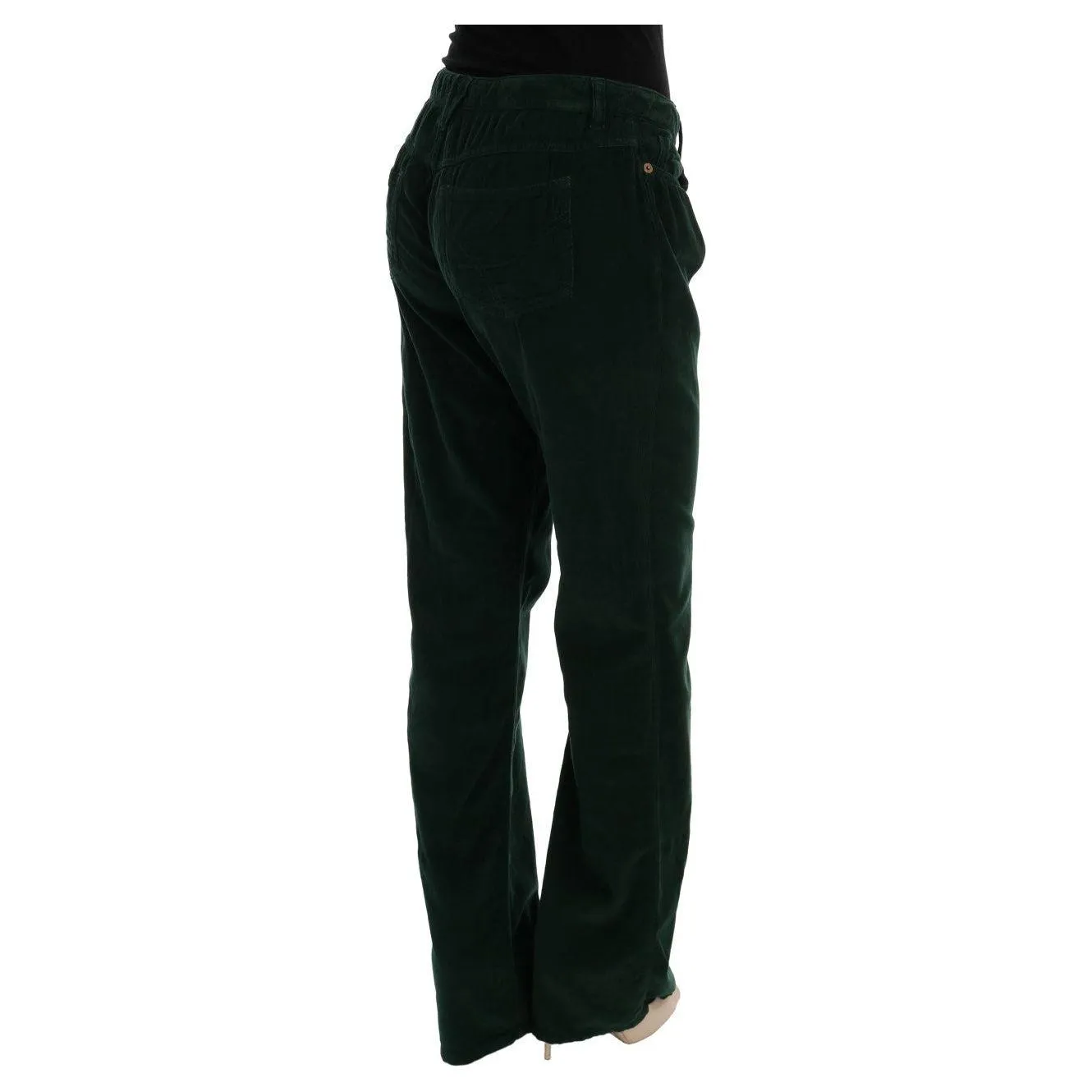 Dolce & Gabbana Elegant Green Cotton Blend Trousers