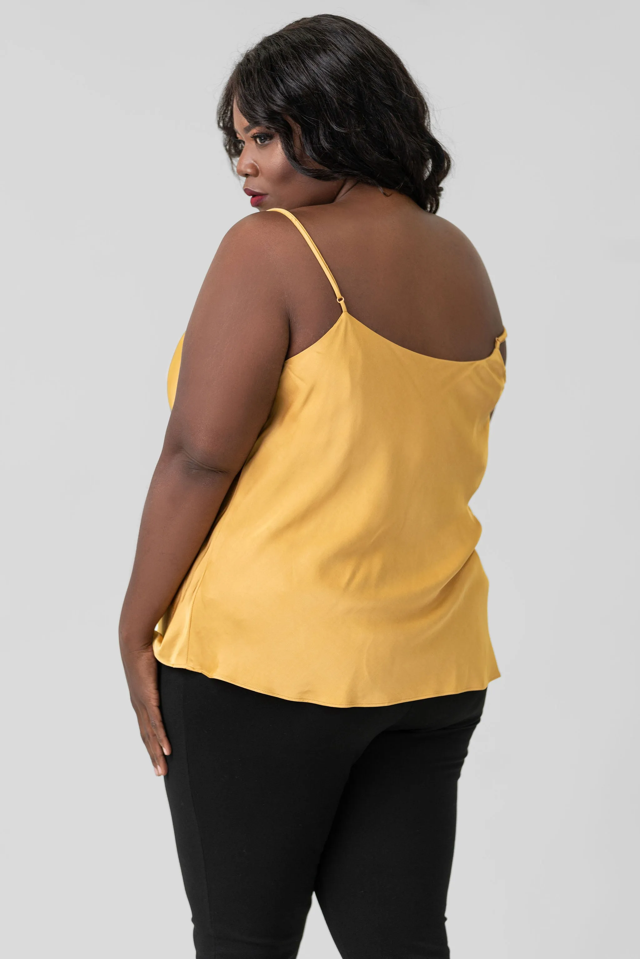 DRAPE NECK TANK