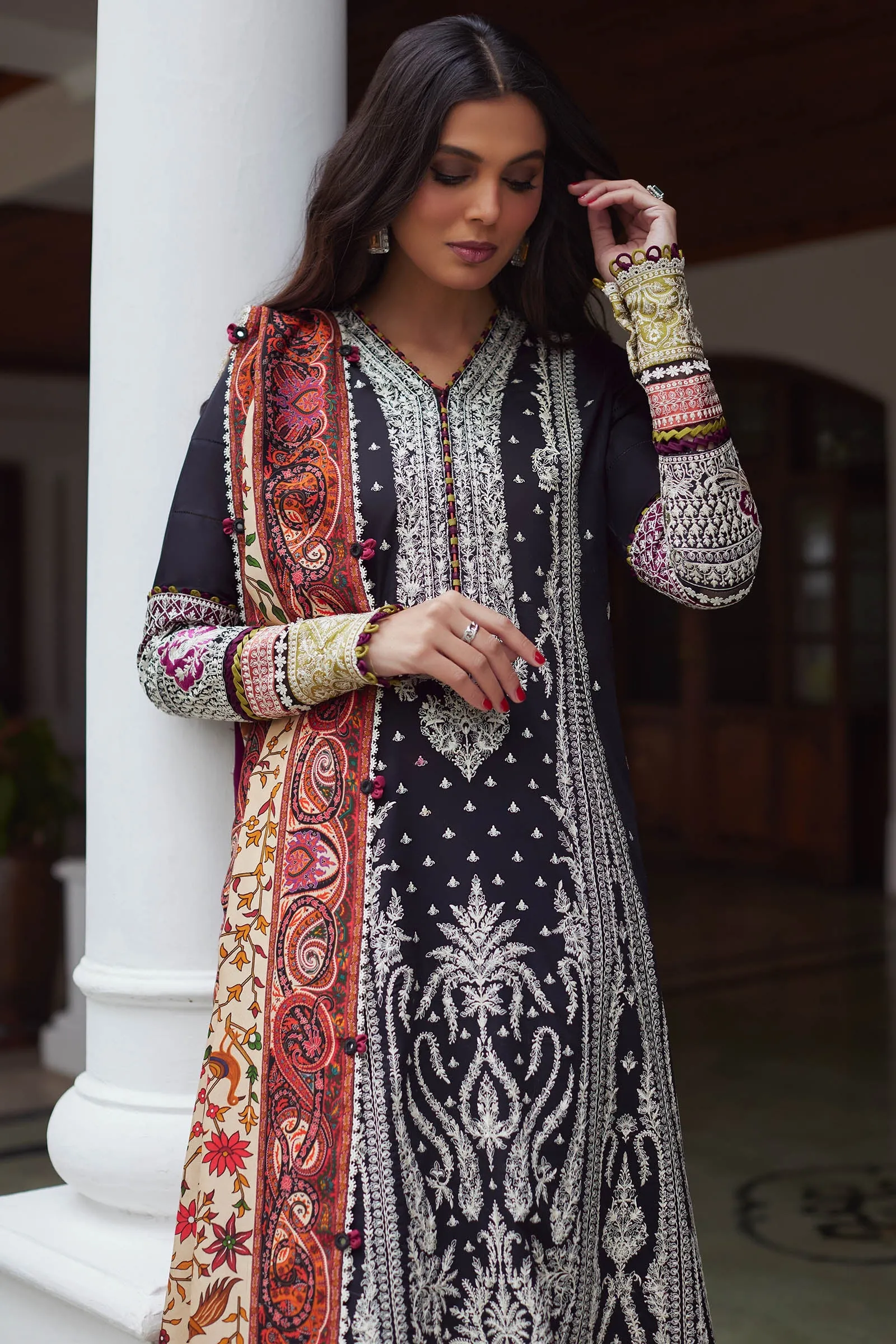 Elan Luxury Lawn Collection 2024 – SHERINE (EL24-07 A)