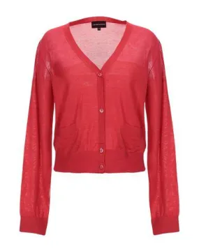 Emporio Armani Women Cardigan Red 12 UK