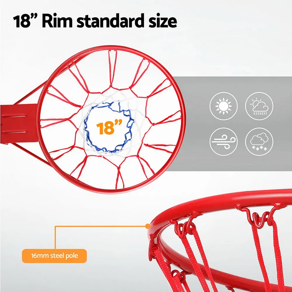 Everfit Basketball Ring Hoop Rim Goal Net 45CM