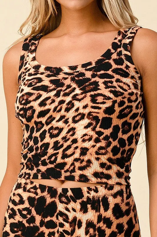 Exposure Leopard Cotton Tank