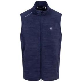 Fade Full Zip Mid Vest Navy - AW24