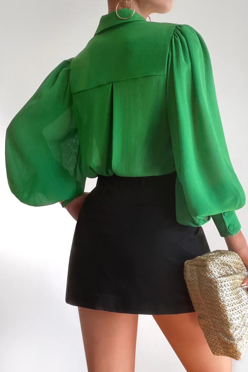 FLEETWOOD BLOUSE - GREEN