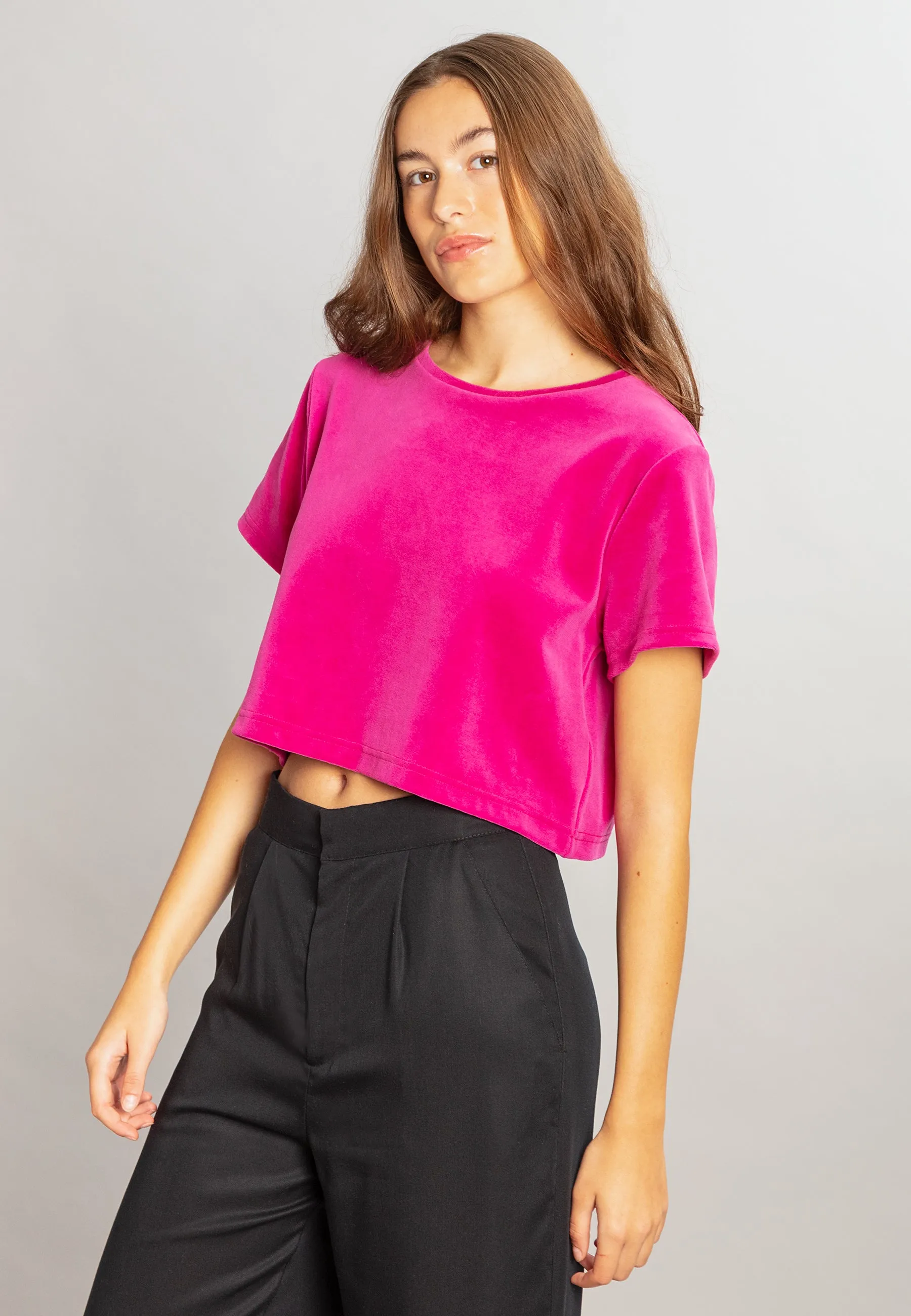 Fleur T-shirt Magenta Pink