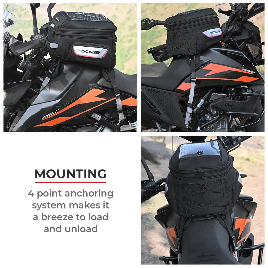 FLY UNIVERSAL MOTORCYCLE TANK BAG (STRAP BASED)