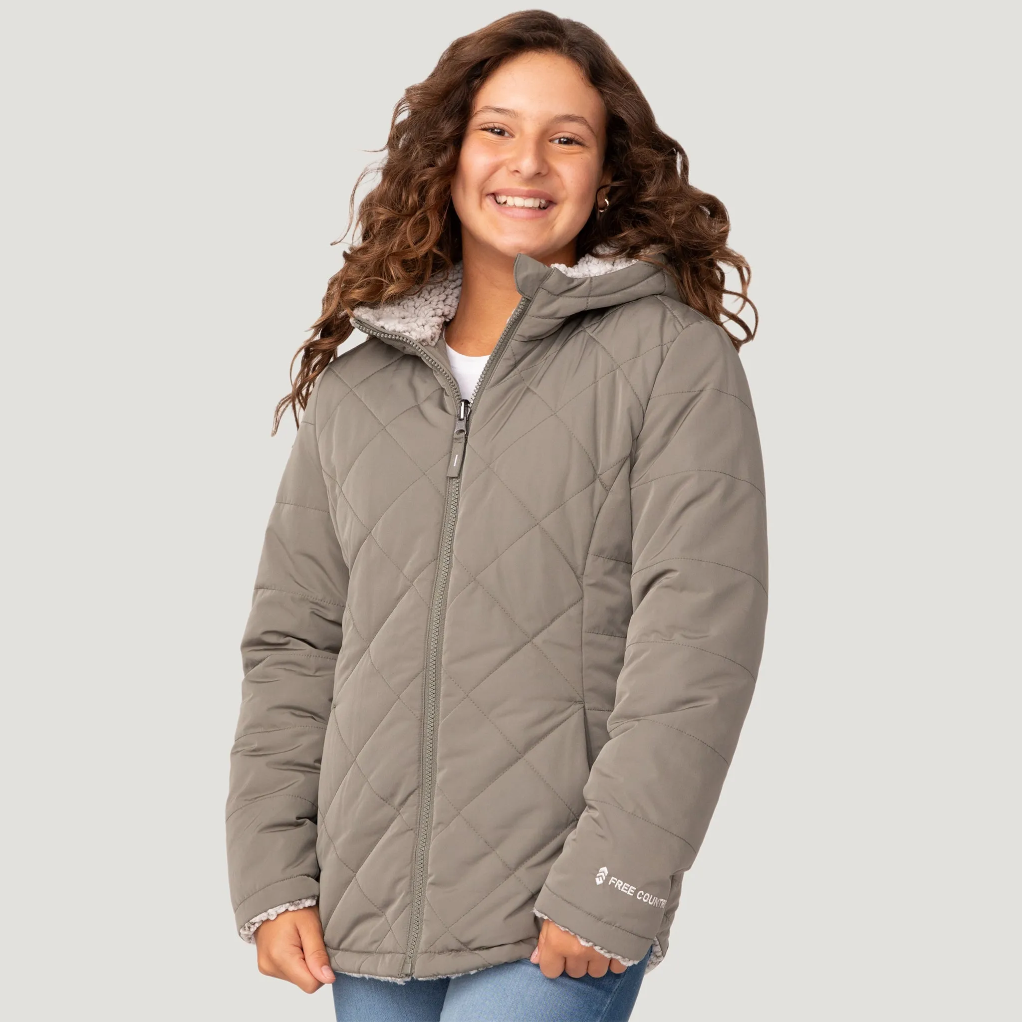 Girls' Stratus Lite Reversible Jacket