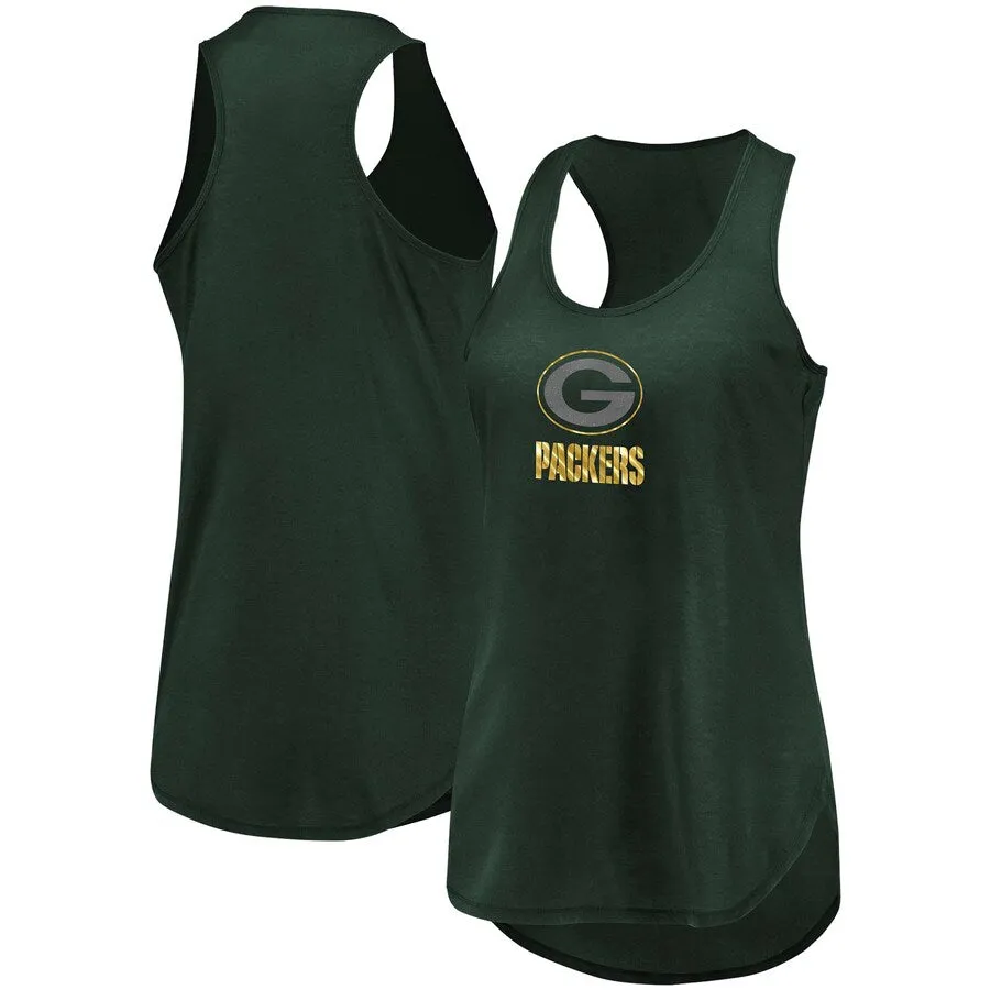 Green Bay Packers We're On Top Racerback Tank Top