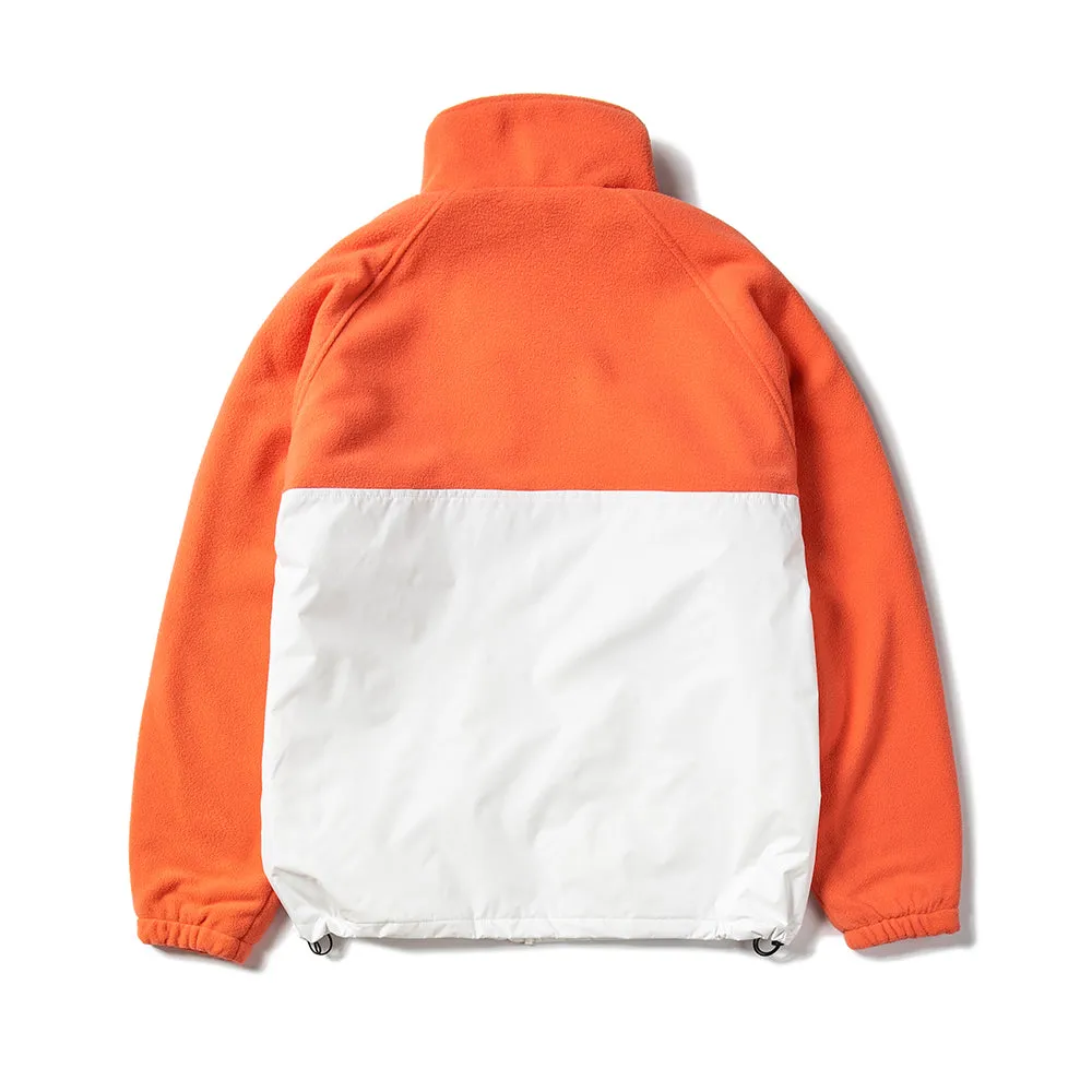 HALF FLEECE JACKET APRICOT