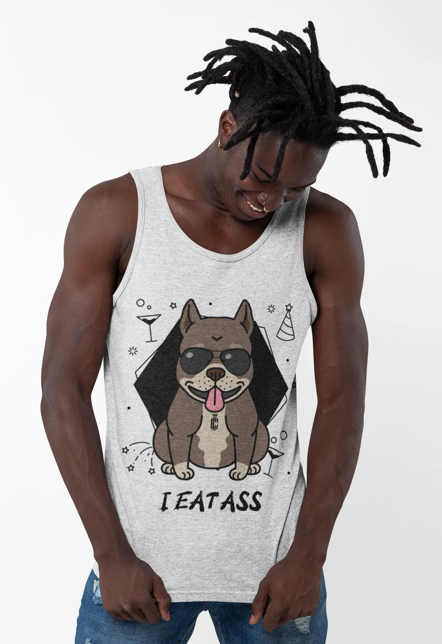 I EAT ASS TANK TOP