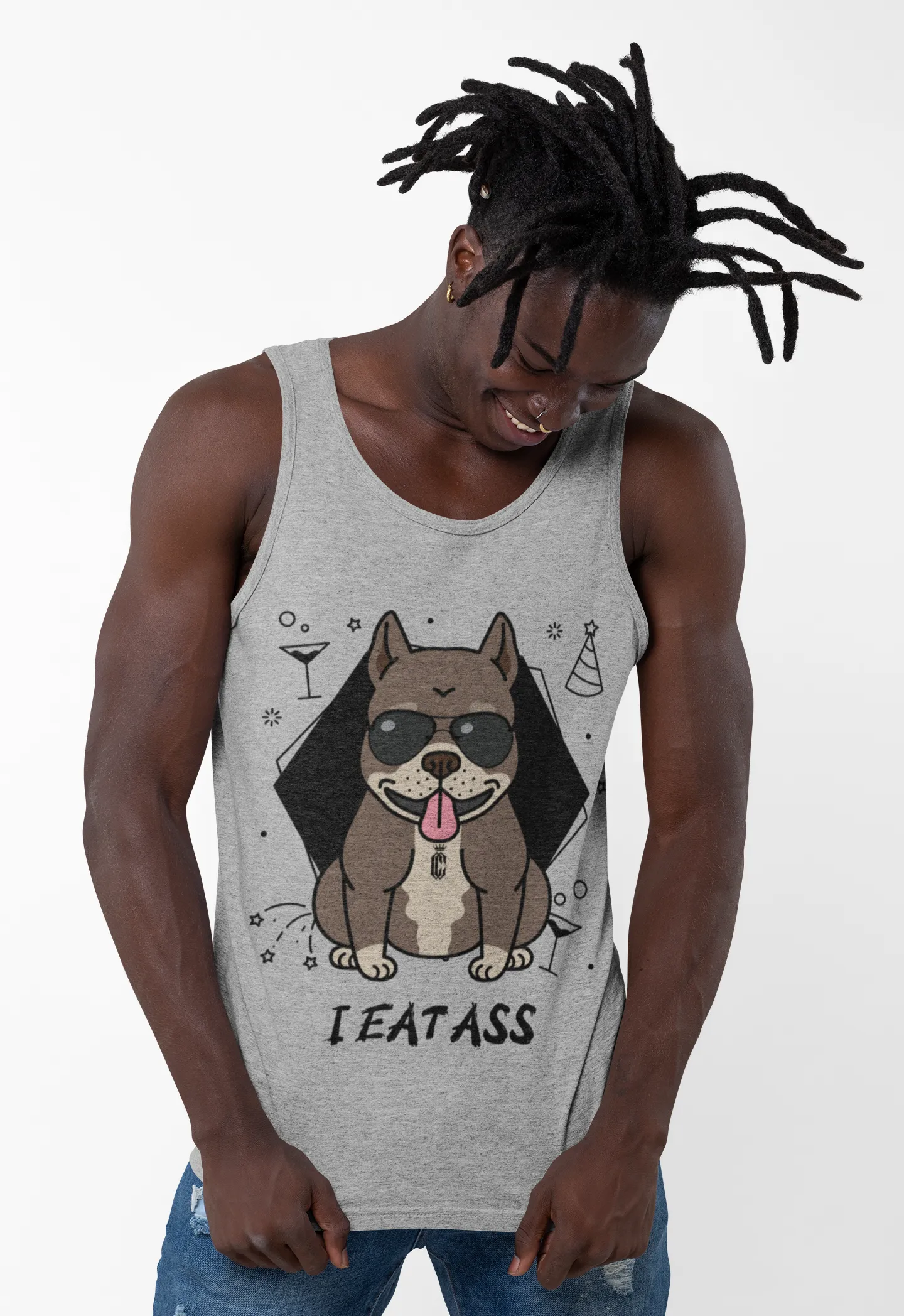 I EAT ASS TANK TOP