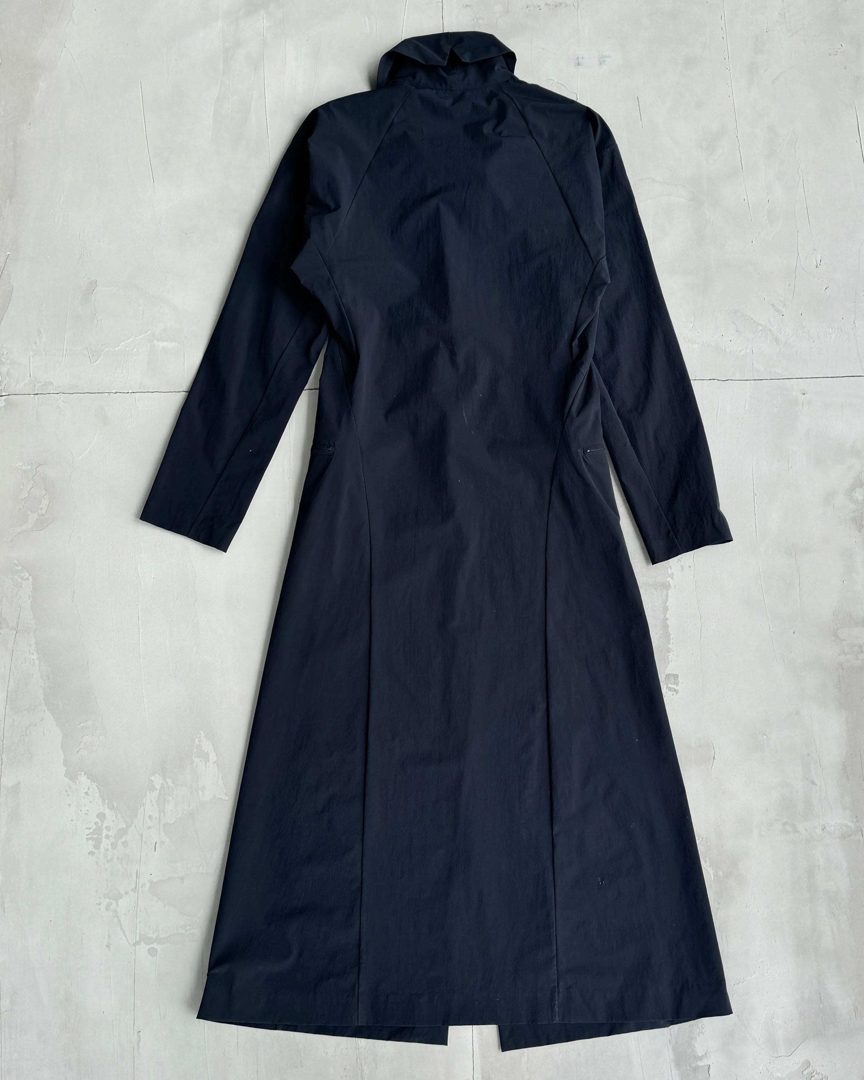 ISSEY MIYAKE SS99 NYLON TRENCH OVERCOAT - S