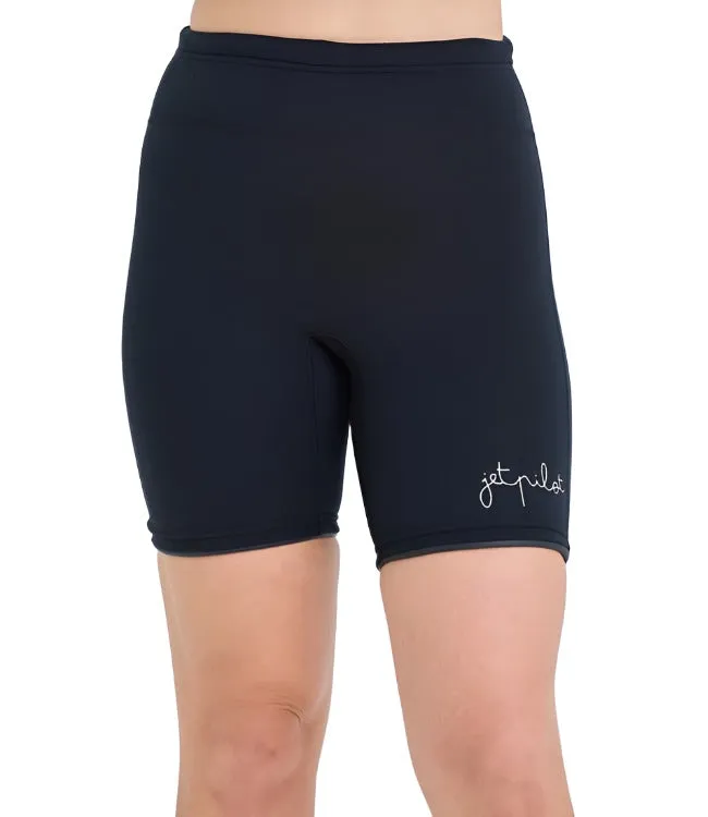 Jetpilot Pacer High Waist Neo Shorts 7" (2025) - Black