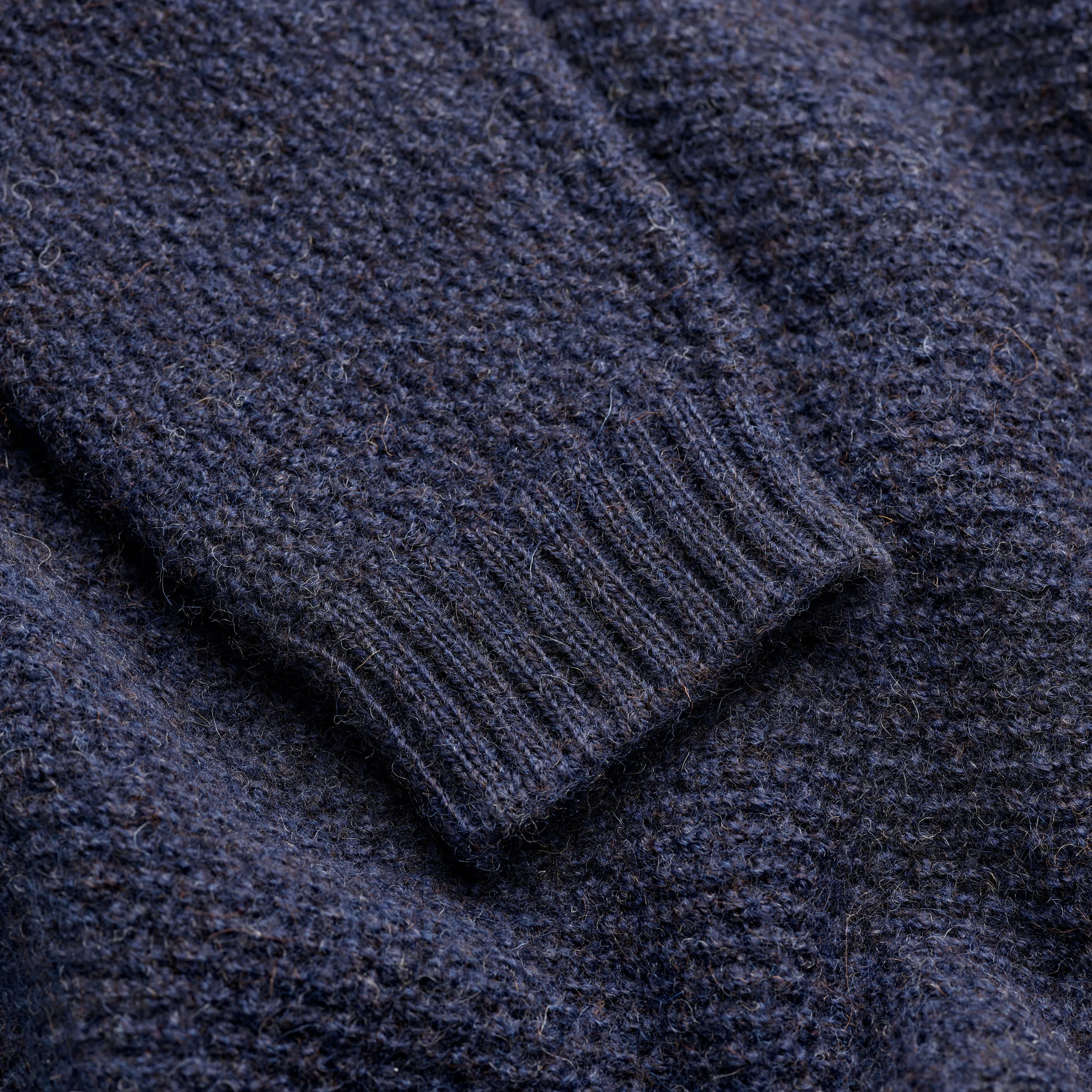 John Smedley Couper Woollen British Blue Pullover