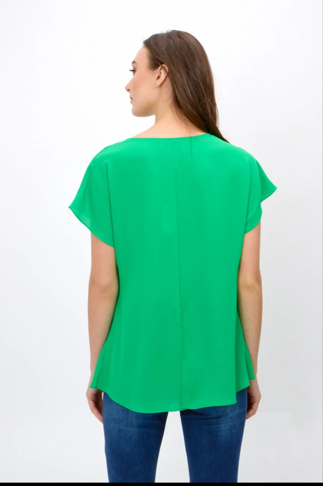 Joseph Ribkoff island green top