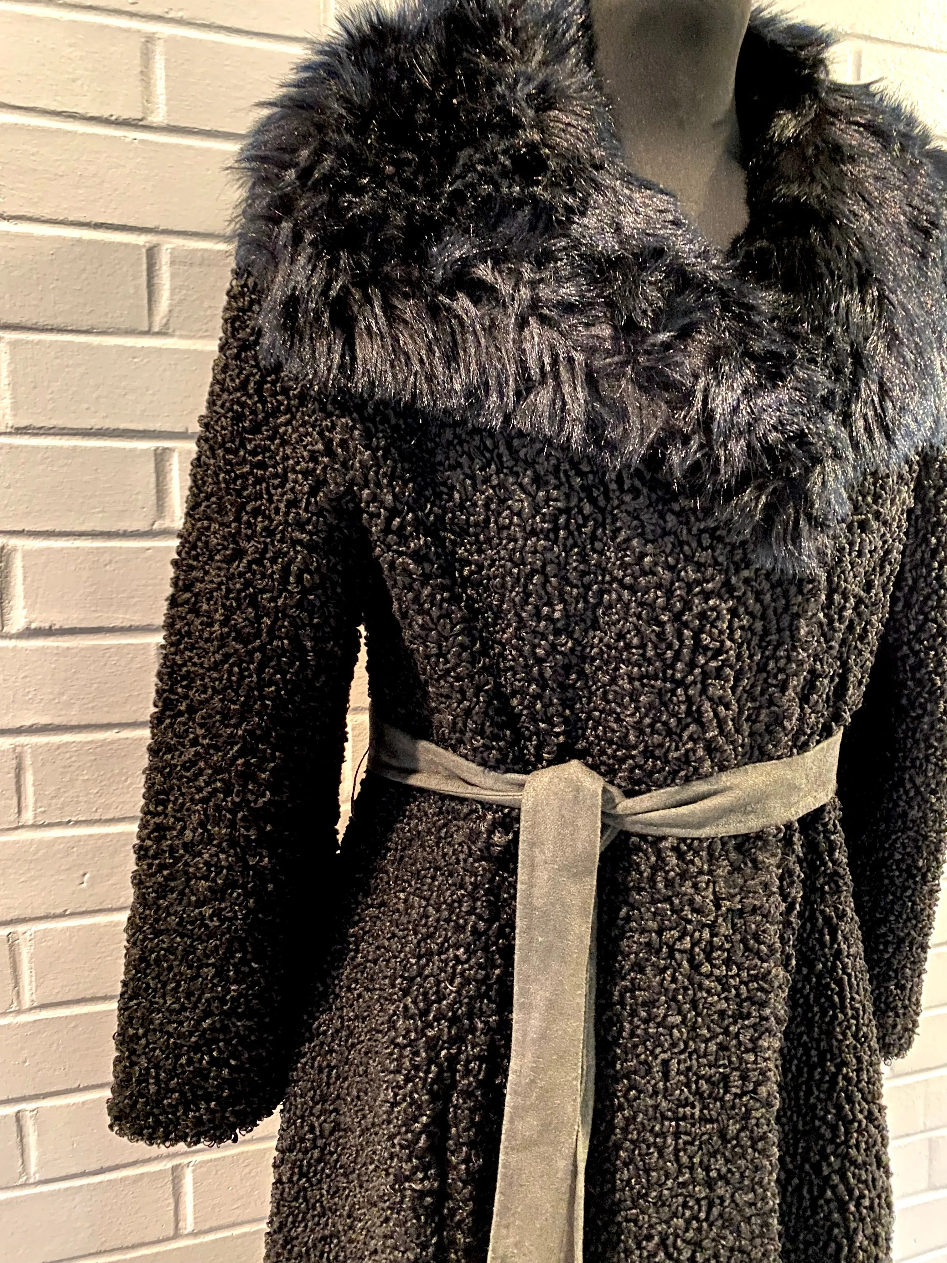 Late 40s/ Early 50s Lenari Designed Faux Fur Coat