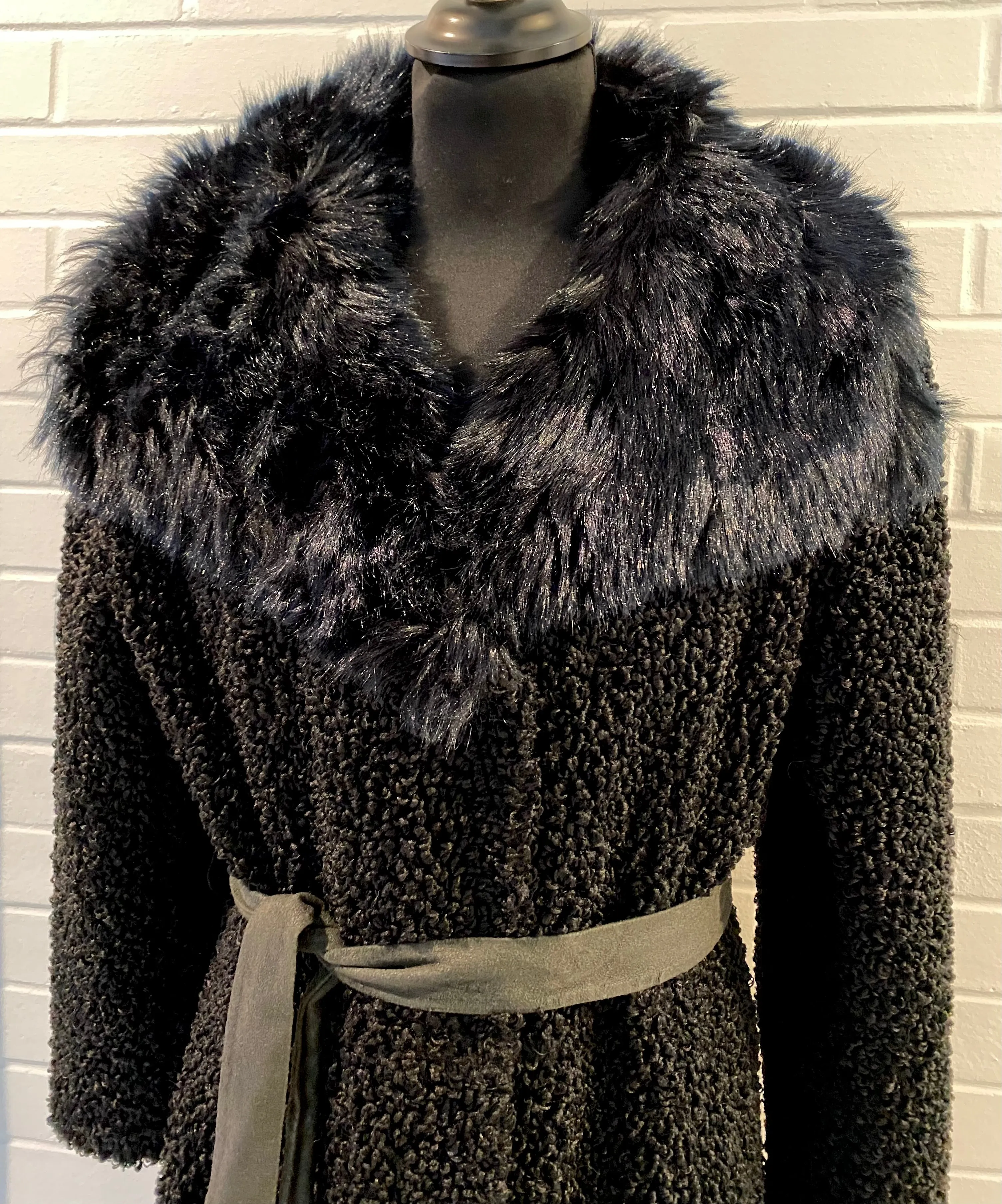 Late 40s/ Early 50s Lenari Designed Faux Fur Coat