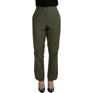 LAUREL Elegant Tapered Green Pants - Chic Everyday Wear