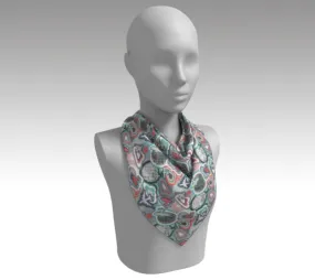 Let's Go Places - Silk Scarf