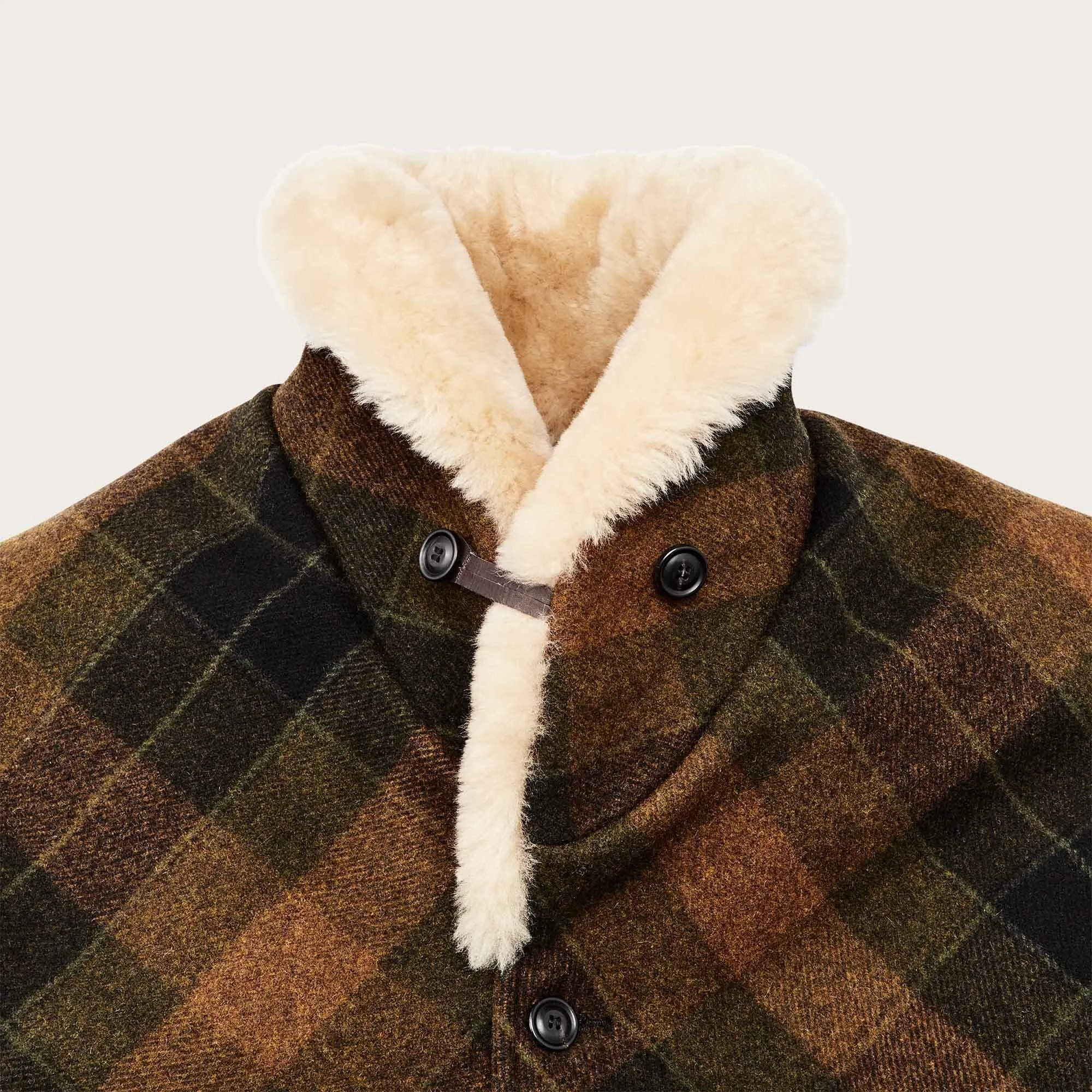 LINED MACKINAW WOOL PACKER COAT