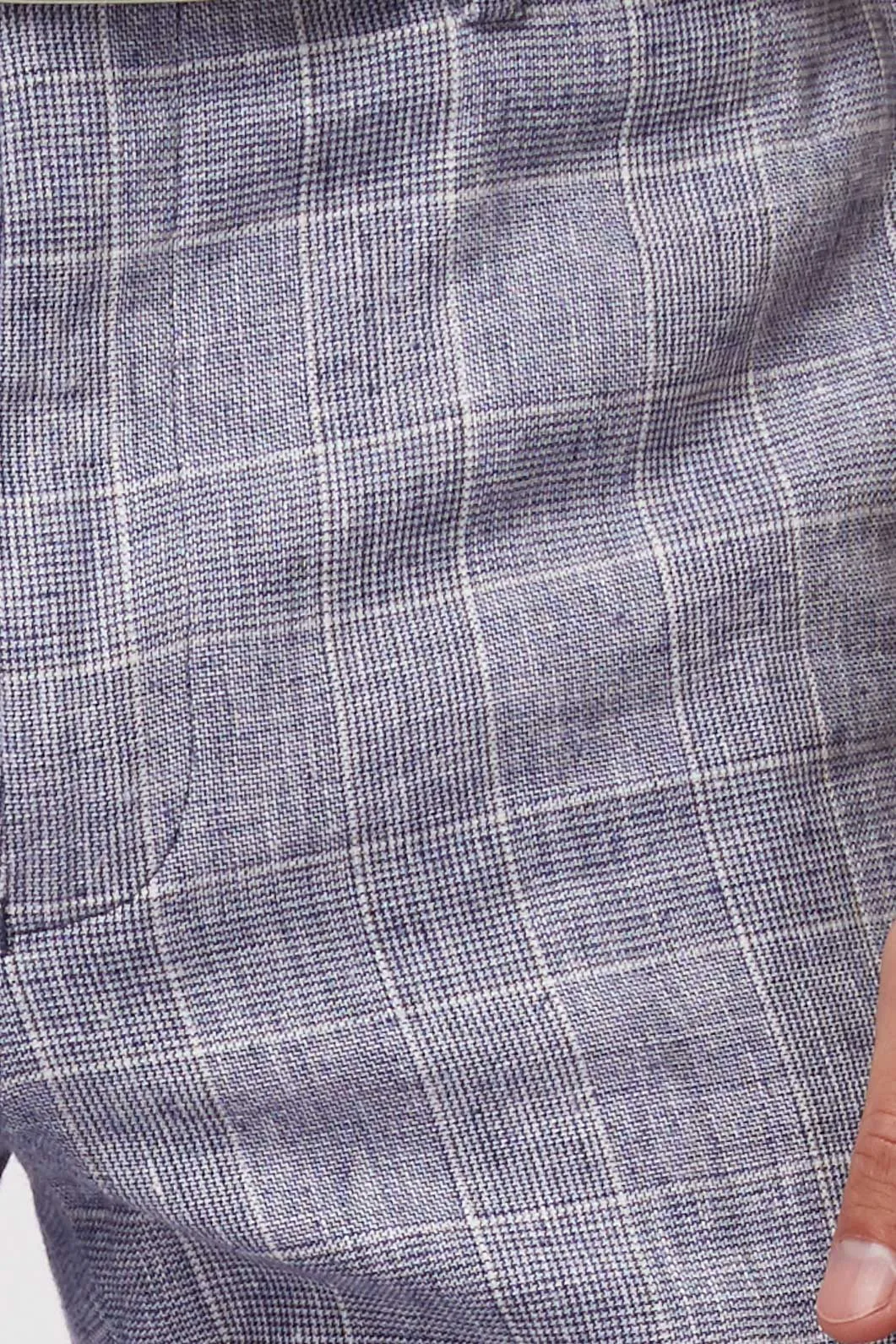 Linen Check Short