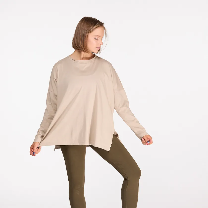 Luna Long Sleeve Shirt | Sand