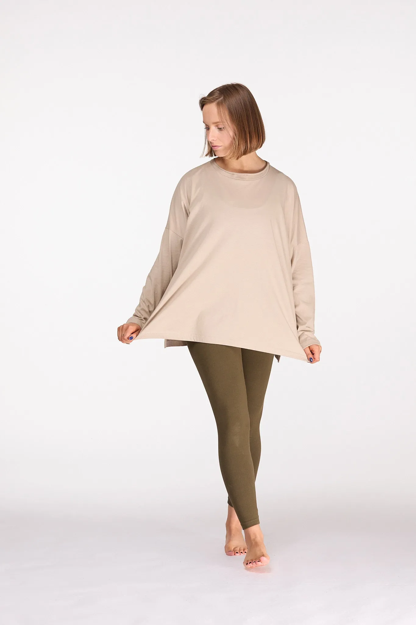 Luna Long Sleeve Shirt | Sand