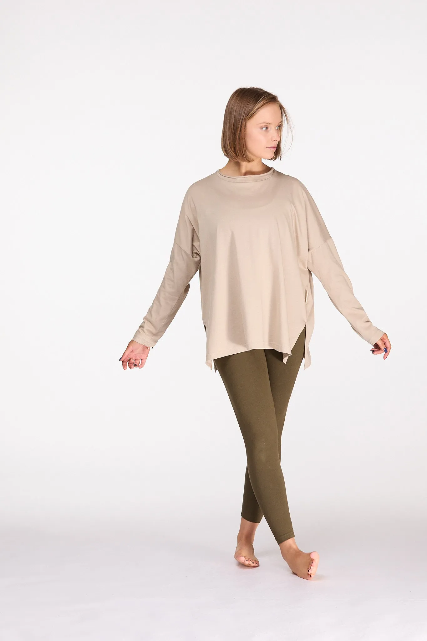 Luna Long Sleeve Shirt | Sand