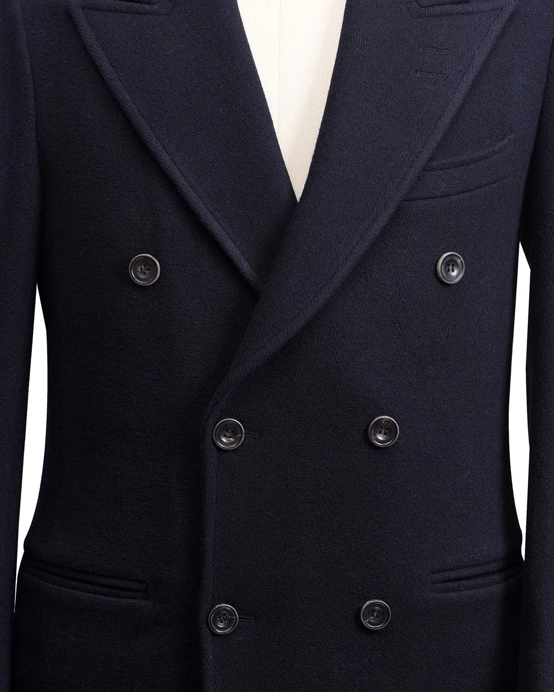 Luxire Wool Navy Over Coat