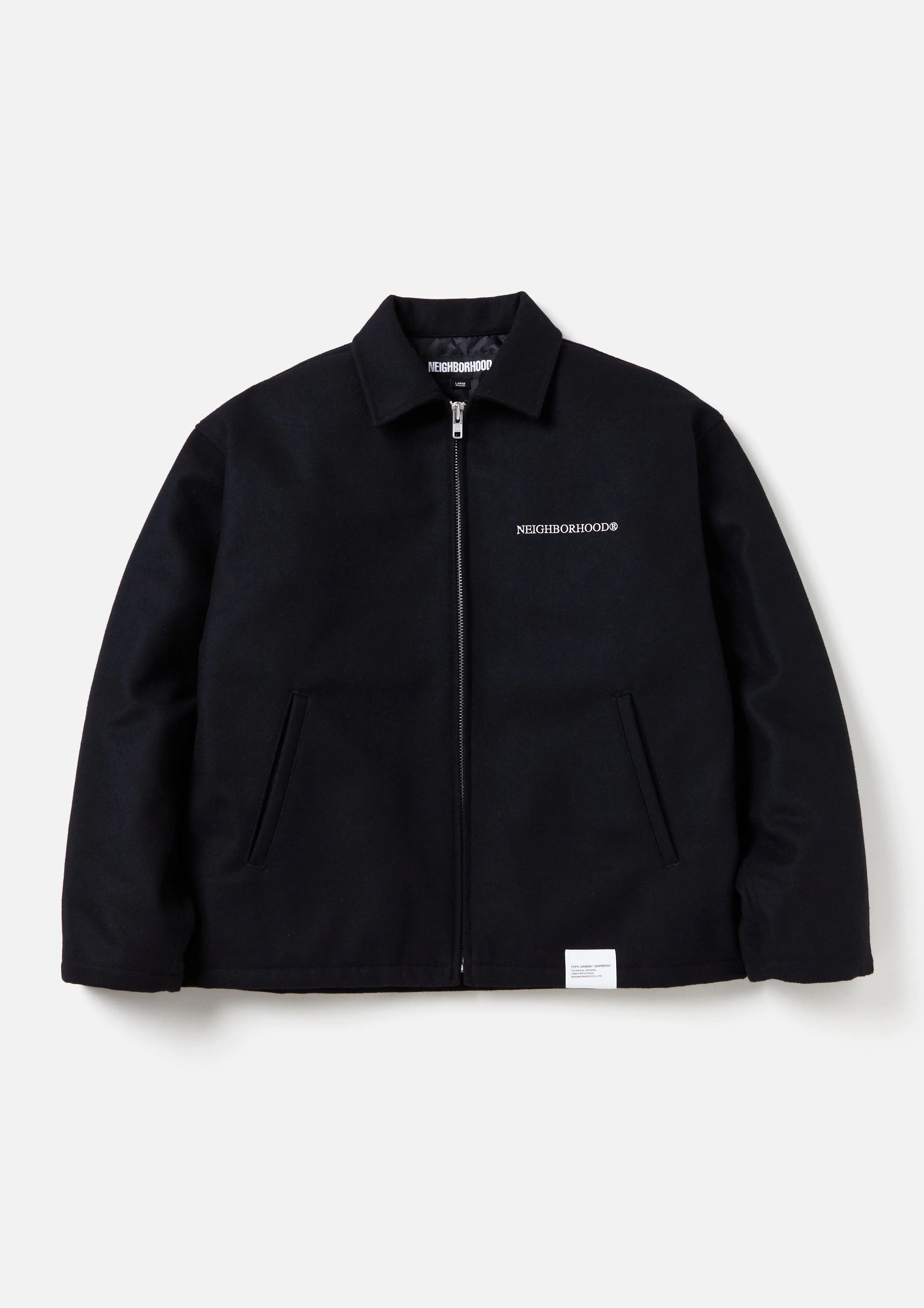 MELTON ZIP WORK JACKET