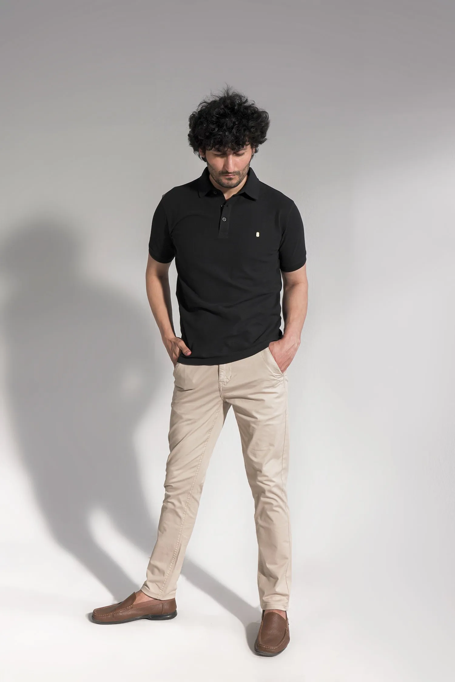 Men Black Classic Polo Shirt