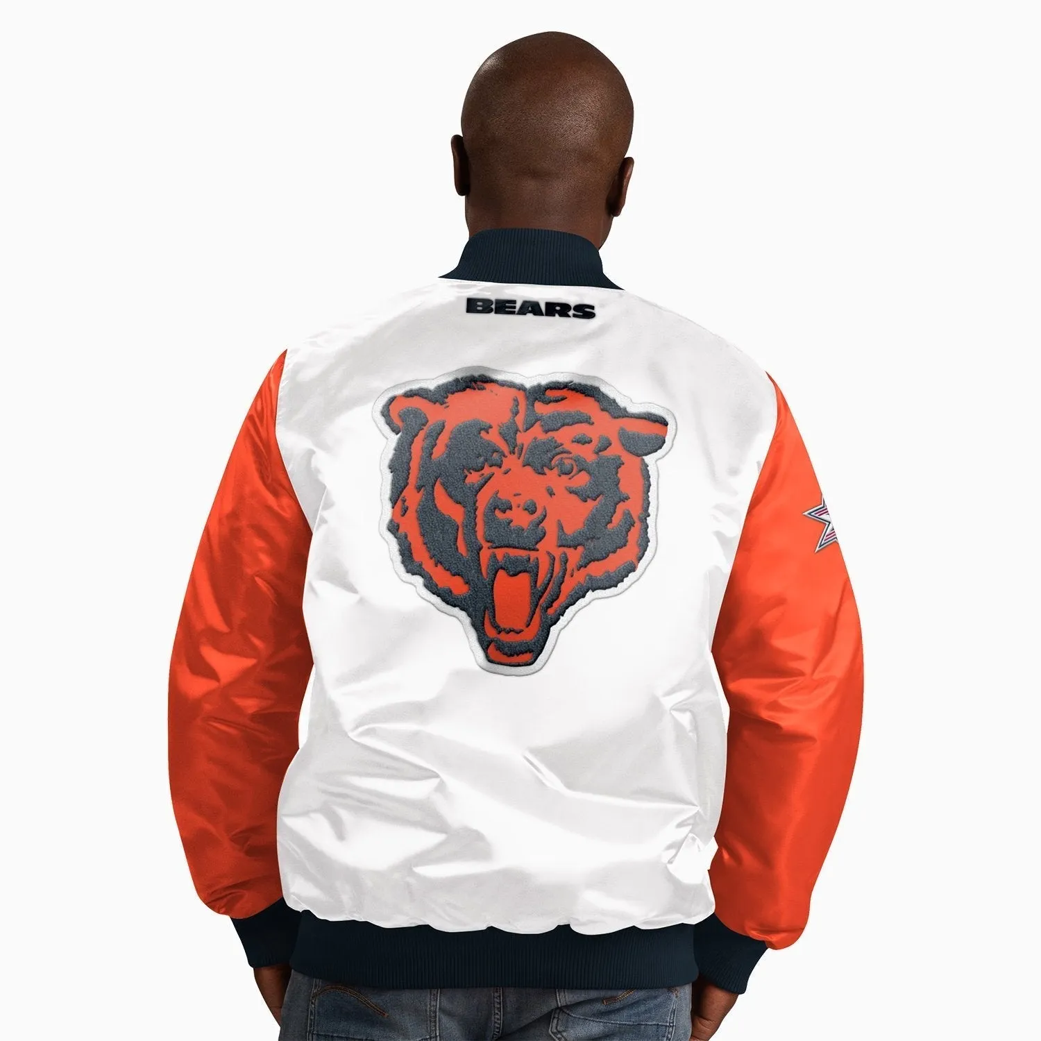 Men's Chicago Bears NFL Satin Jacket