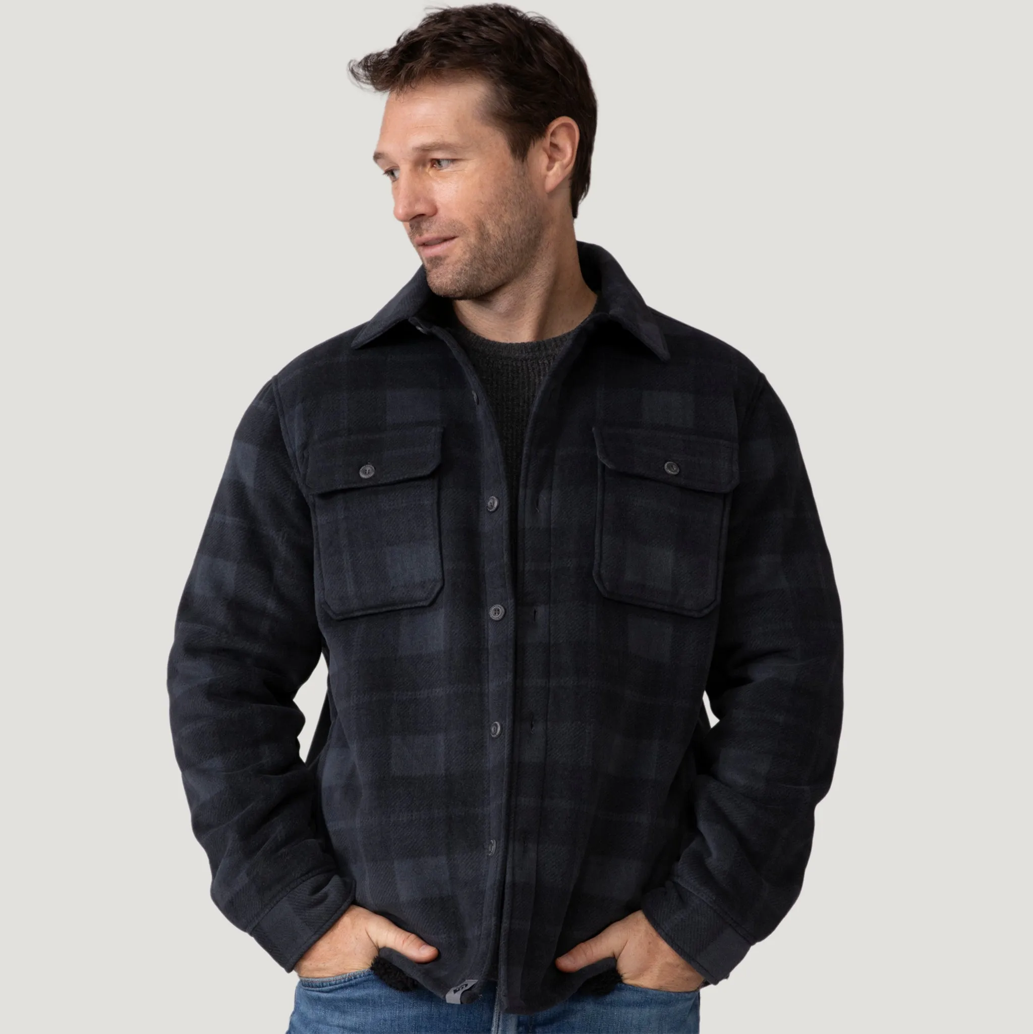 Men's Mountain Ridge Sueded Chill Out Fleece Jacket