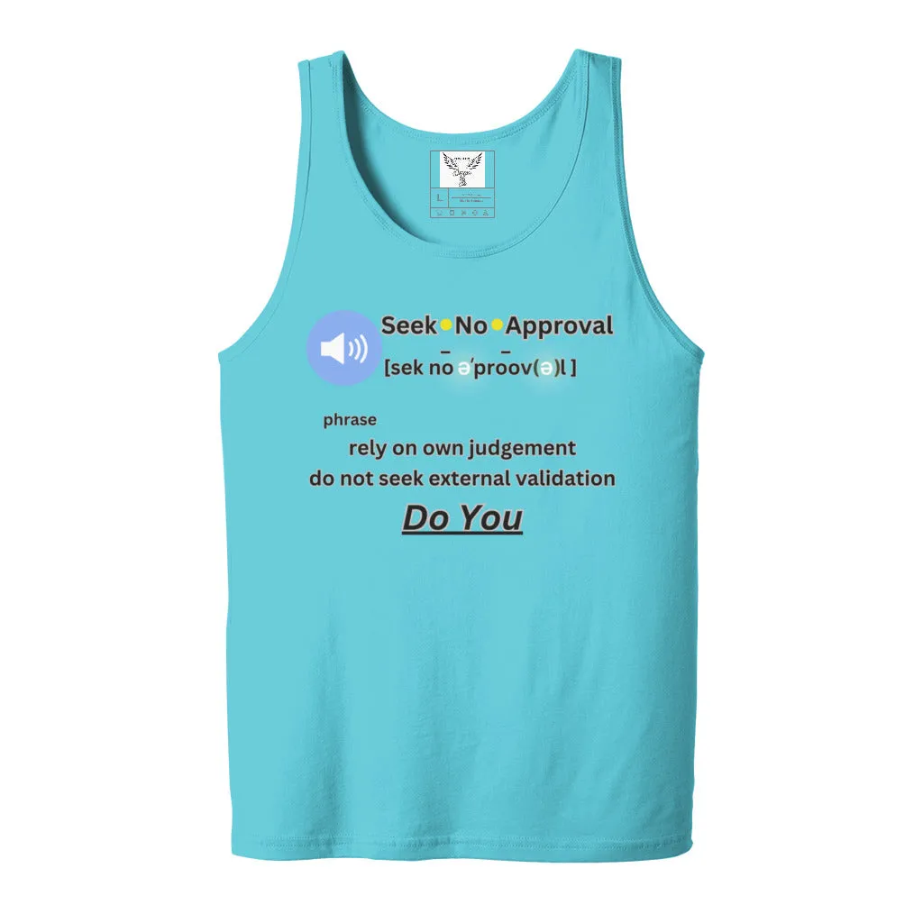 Men's Tank Tops: Seek No Approval Jersey Tank