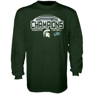 Michigan State Spartans 2015 Football Big 10 Conference Champions LS T-Shirt