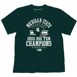 Michigan State Spartans 2015 Football Big 10 Conference Champions T-Shirt