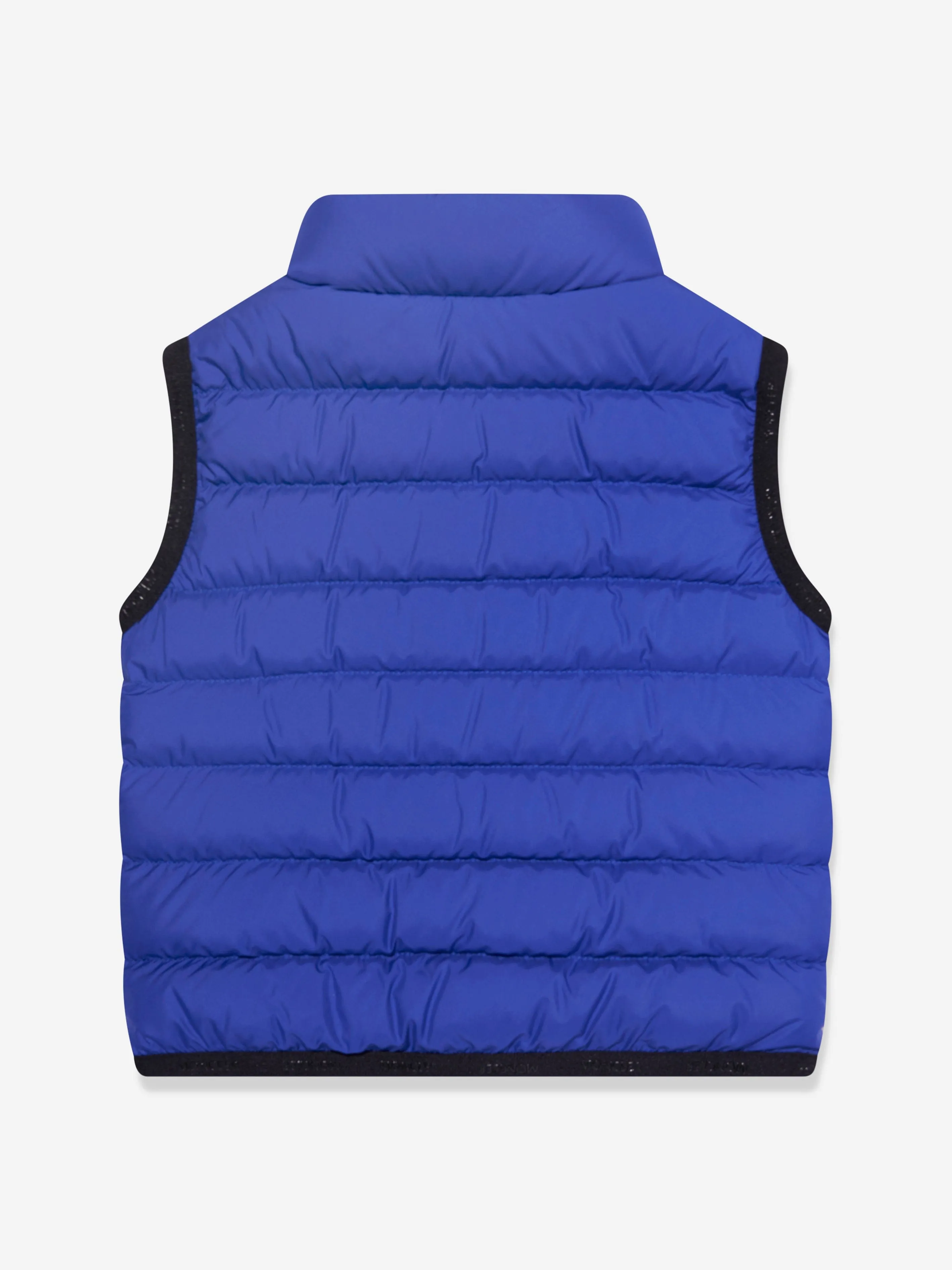 Moncler Enfant Boys Down Padded Contrin Gilet in Navy