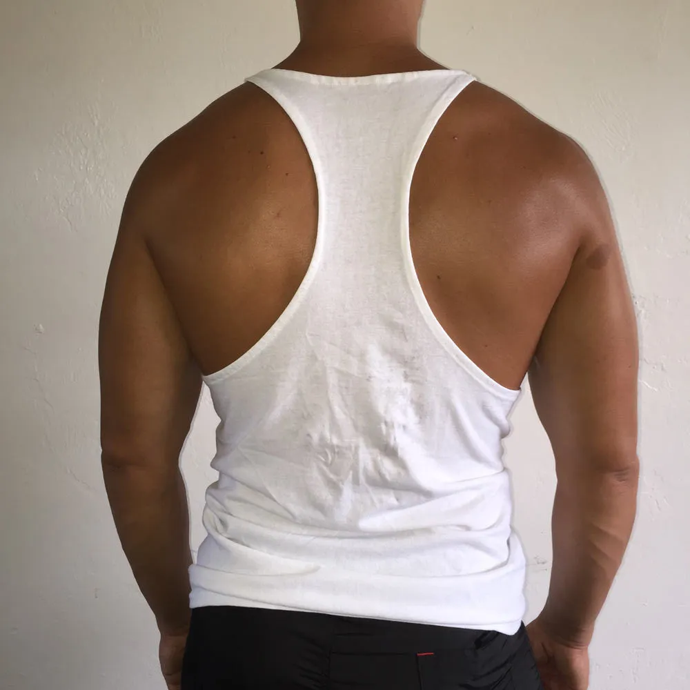 Muscle Tank White / Black