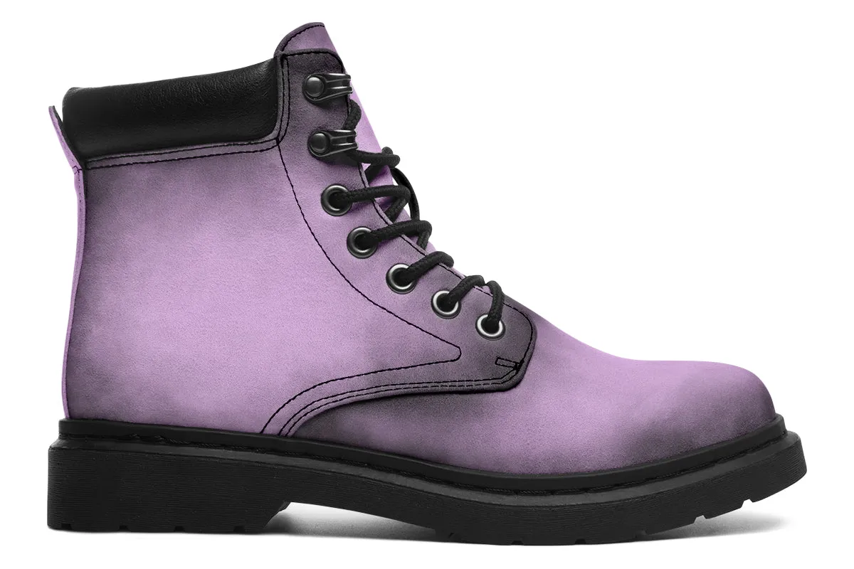 Mystic Dusk Classic Boots - High Quality Micro-Suede Weatherproof Vegan Shoes with Stitched on Soles