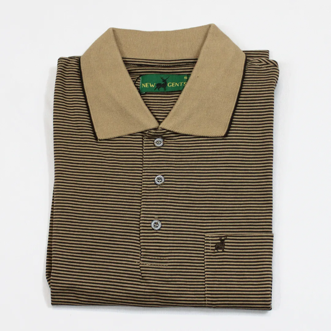 NEW GENTS Taupe SS Golfer