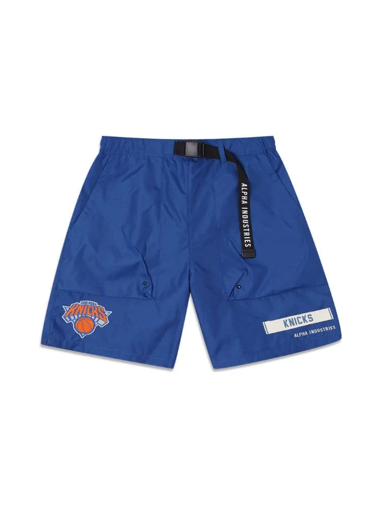 NEW YORK KNICKS X ALPHA X NEW ERA NYLON SHORTS