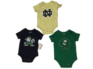 Notre Dame Fighting Irish Colosseum Infant Creeper One Piece 3-Pack (6-12M)