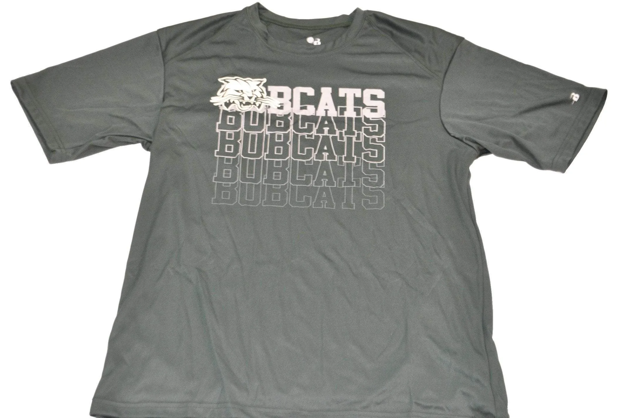 Ohio Bobcats Badger Sport Performance Green Polyester T-Shirt (L)