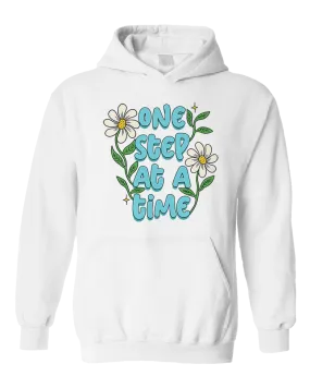 One Step At A Time (Flowers) - Hoodie