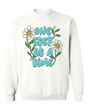 One Step At A Time (Flowers) - Sweatshirt