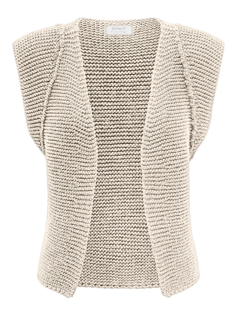 Onlloui Vest Ex Knt - Beige