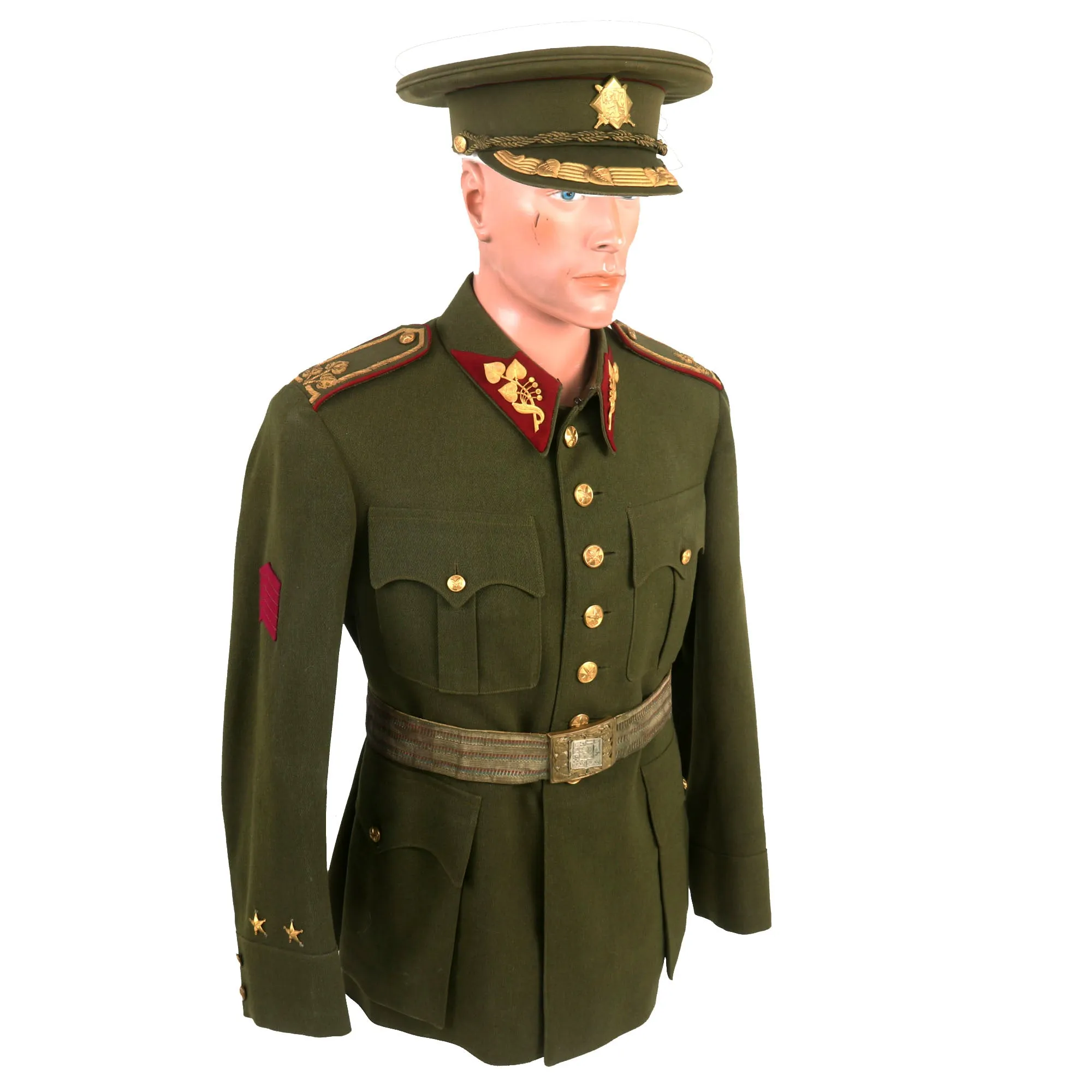 Original Czech WWII Army General Uniform Attributed to Jan Syrový -  Prime Minister During the Munich Crisis