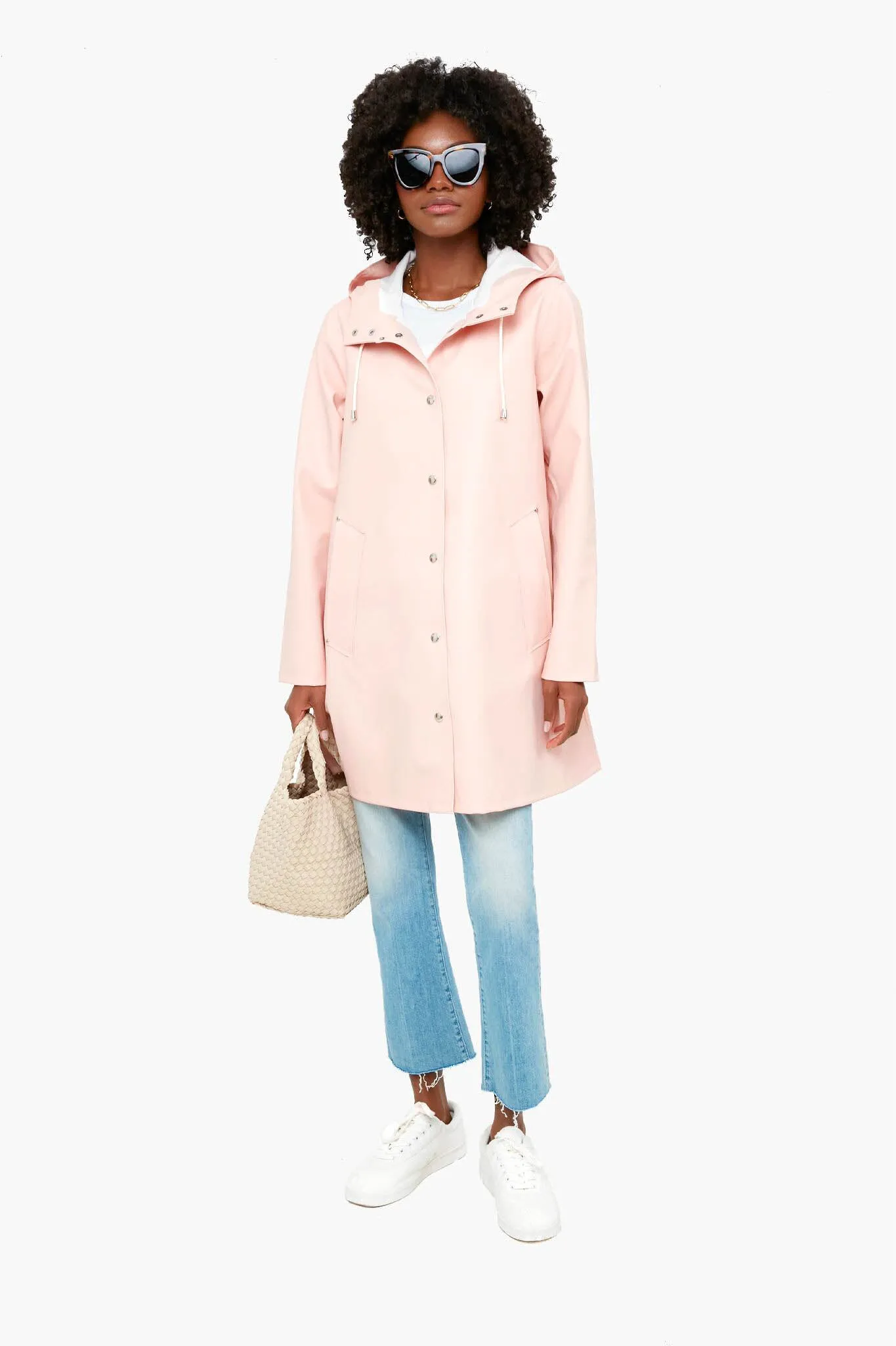 Pale Pink Mosebacke Raincoat