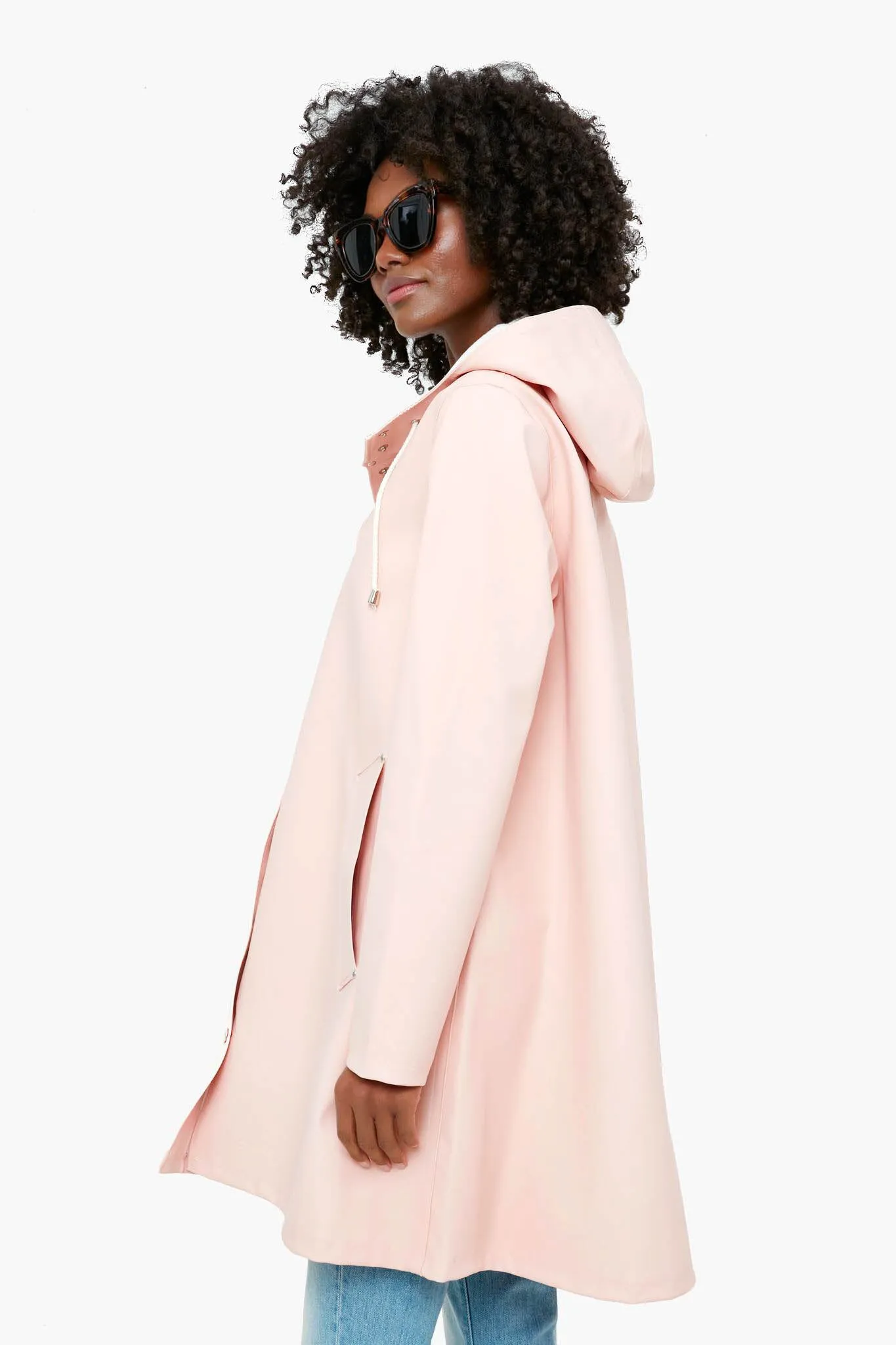 Pale Pink Mosebacke Raincoat