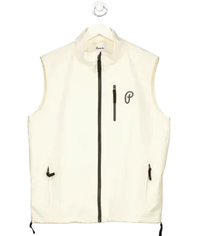 Parmore Cream Golf Weatherproof Worker Zip Gilet UK L